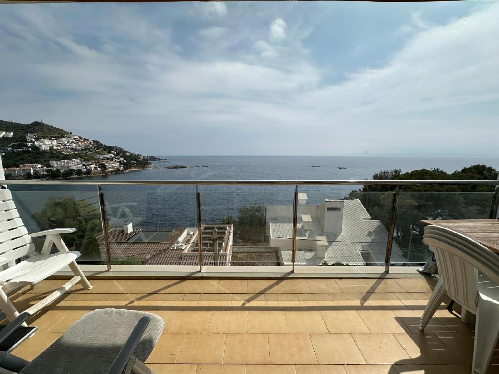 Apartamento Vista Mar Y Parking En Roses Av-27 Exterior foto
